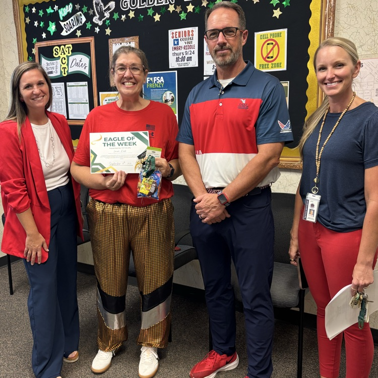 Faculty Eagle of the Week