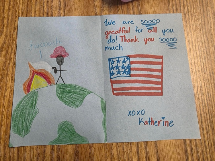 thank you card