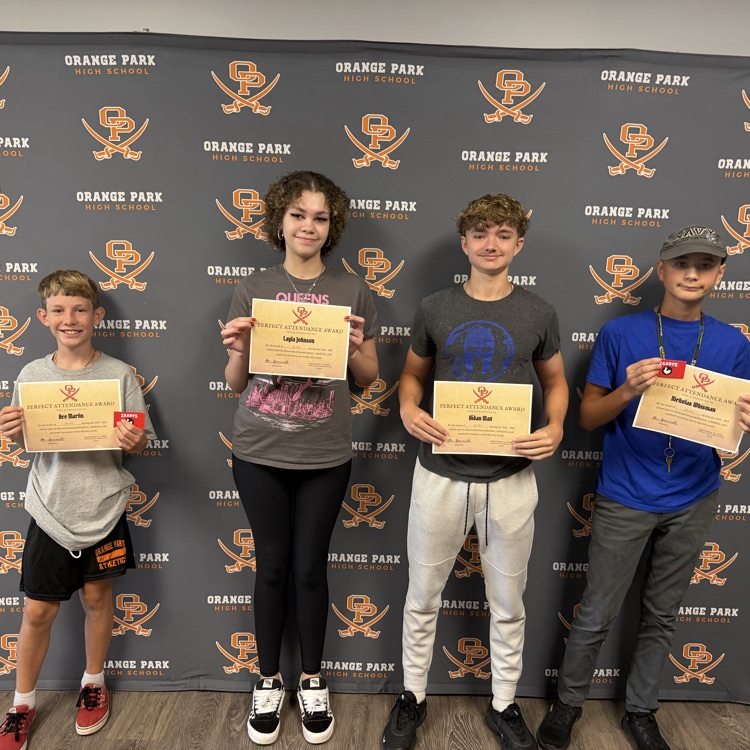 Perfect Attendance Winners