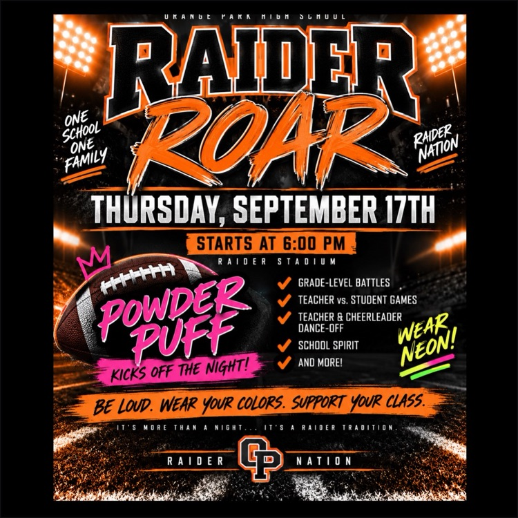 Raider Roar Flyer