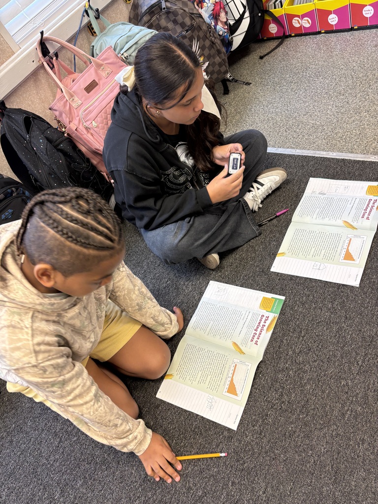 Two students sit on a floor. One girl holds a phone. Both study books, one with a pencil. Backpacks and bags are nearby.