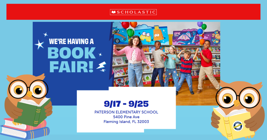📚 Get those bookshelves ready, Manatee Families! The Paterson Elementary Book Fair starts TOMORROW! 🎉 Skip the daily search for loose bills and coins under the couch cushions. 🪙❌ Set up your child’s Book Fair eWallet today so they can shop independently, stress-free, and feel like total big kids at the fair! Here is why you'll love it: Super Easy Setup: Just visit our Paterson Elementary School Fair homepage to activate it in minutes. Share the Joy: Grandparents, aunts, uncles, and family friends can easily contribute funds remotely! 💳✨ Give Back to Paterson: Every single dollar spent helps raise money directly for our school. Head to our Fair homepage now to set up your eWallet before the doors open tomorrow morning! Happy reading! 📖👇 https://bookfairs.scholastic.com/bf/patersonelementaryschool