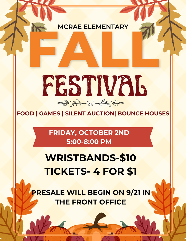 Fall Festival is October 2nd from 5-8
