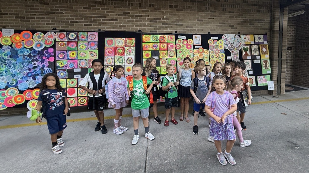 Spotlight on! 🎨✨ Our talented Paterson Elementary artists just turned the outdoors into a massive gallery for International #DotDay! 🔴🟡🔵 After months of hard work, students across all grades showcased their incredible masterpieces inspired by Peter H. Reynolds’ The Dot—a story all about making your mark, getting creative, and spreading kindness. Swipe to check out some of their awesome work! ➡️👇