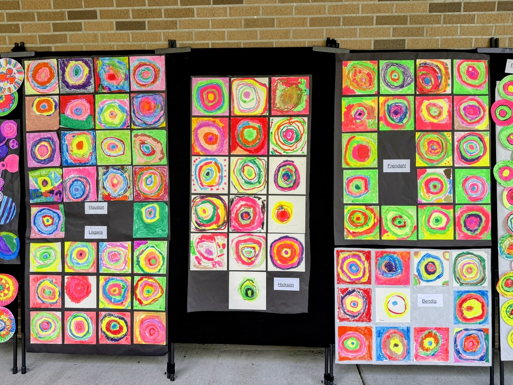 Spotlight on! 🎨✨ Our talented Paterson Elementary artists just turned the outdoors into a massive gallery for International #DotDay! 🔴🟡🔵 After months of hard work, students across all grades showcased their incredible masterpieces inspired by Peter H. Reynolds’ The Dot—a story all about making your mark, getting creative, and spreading kindness. Swipe to check out some of their awesome work! ➡️👇