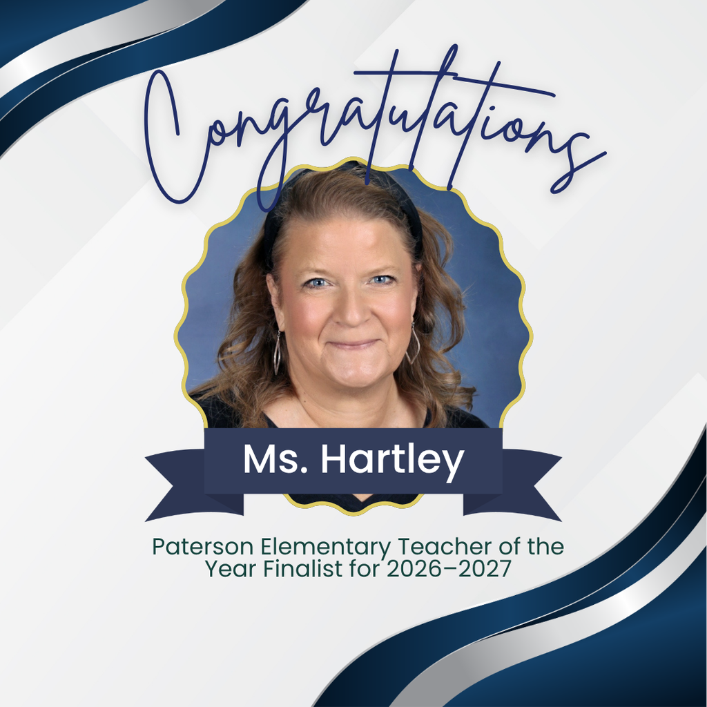 To teach is to touch a life forever, and we are so lucky to have some of the absolute best right here at Paterson Elementary! 💙✨ Please join us in giving a huge, heartfelt congratulations to our Teacher of the Year Finalists and School-Related Employee of the Year Finalists! Every single day, these incredible individuals pour their hearts, energy, and passion into supporting our students, guiding our faculty, and caring for our school families. This recognition is a true reflection of the difference they make in our halls. 👏 Teacher of the Year Finalists: Mrs. Kennard Mrs. Morgan Mrs. Steinfurth 👏 School-Related Employee of the Year Finalists: Ms. Clark Ms. Hartley Mrs. Rodriguez