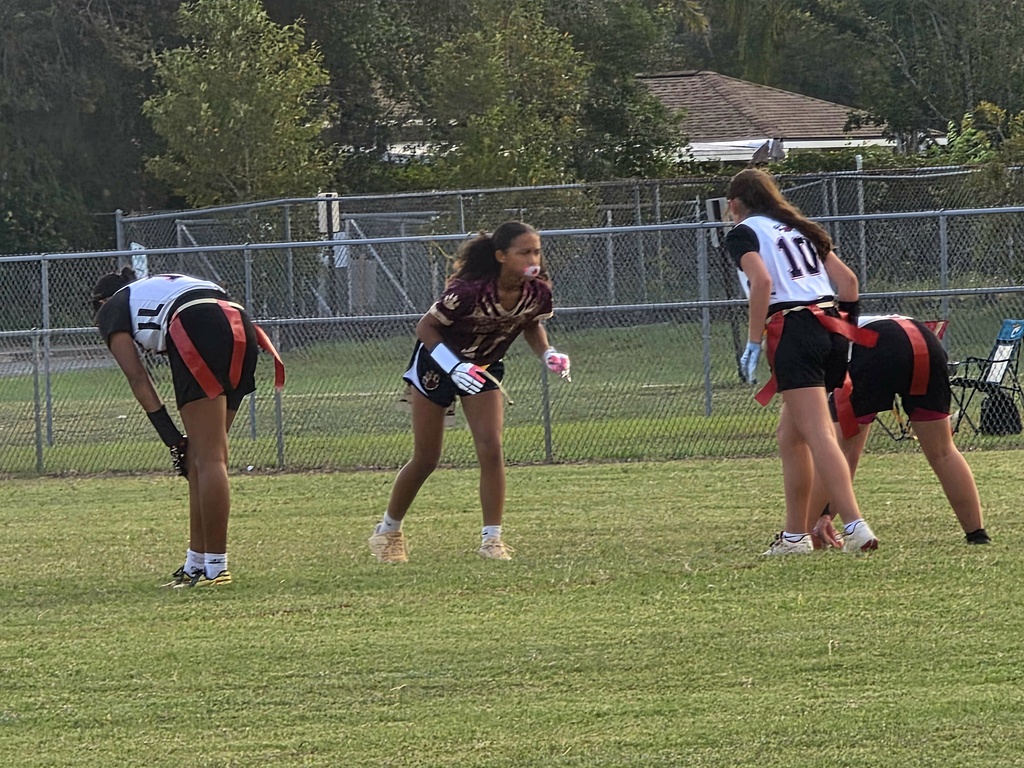 LAJH Flag Football team in action.