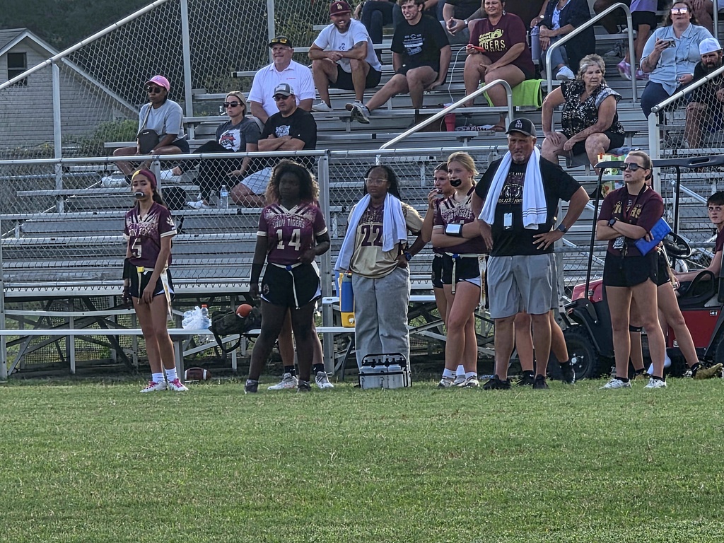 LAJH Flag Football team in action.