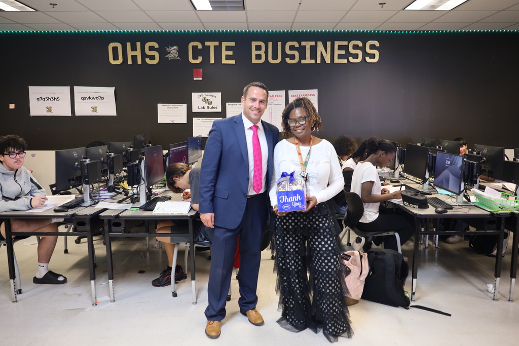 Mrs. Brown OHS Teacher of the Year Finialist