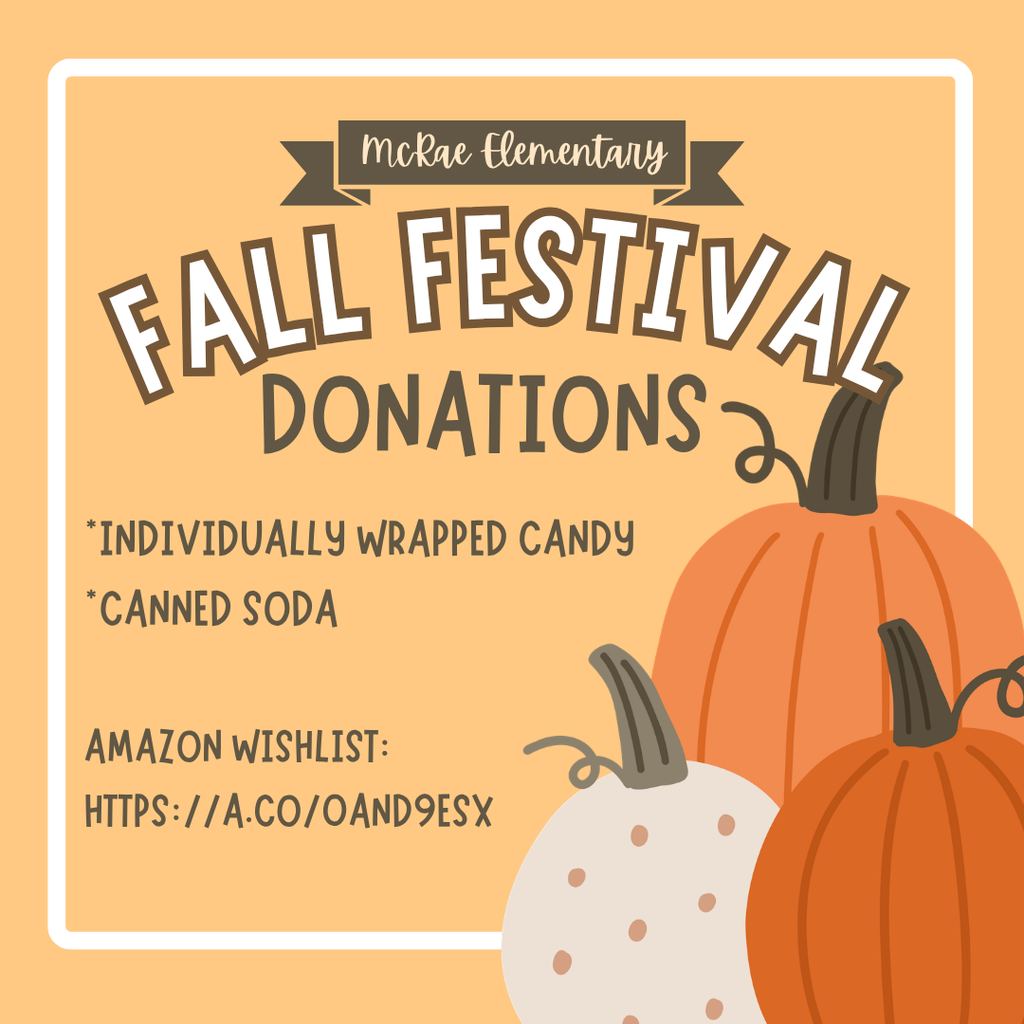 Fall Festival Donations