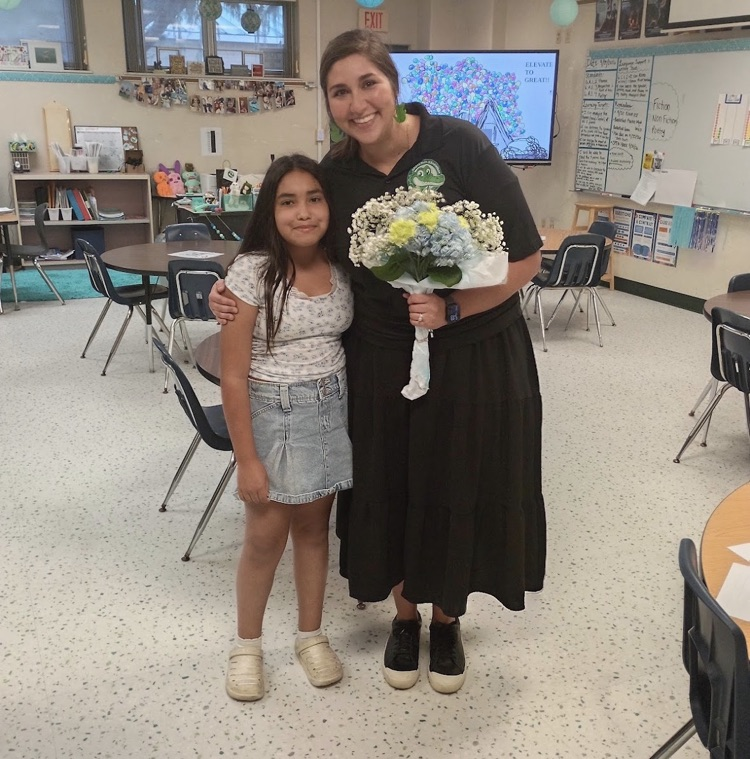 photos of students, families and staff at open house
