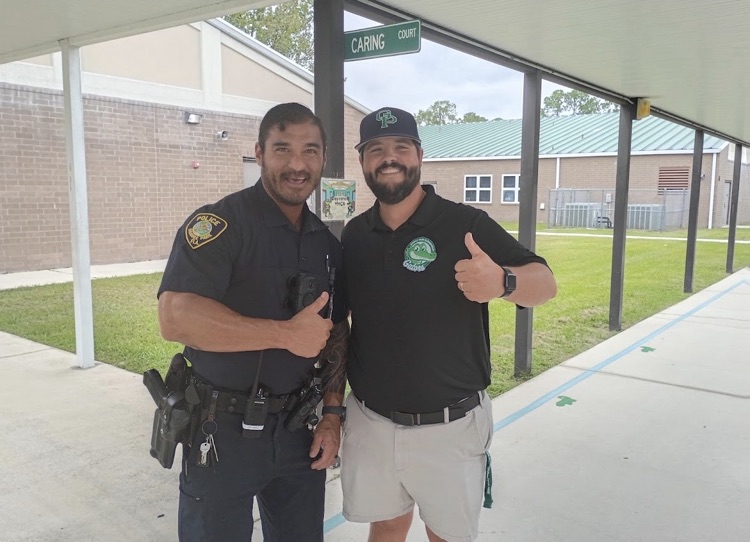 photos of students, families and staff at open house