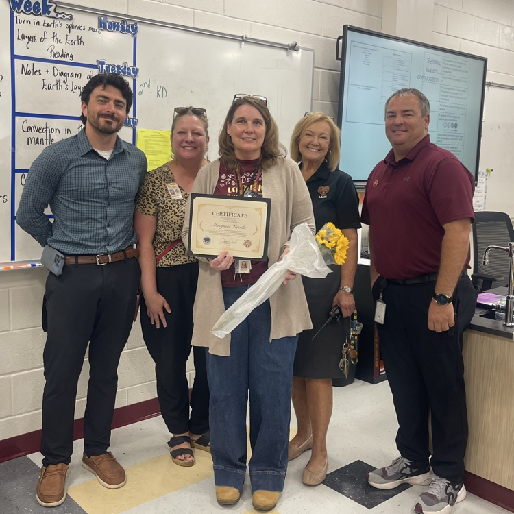 LAJ Teacher of the year, Meg Sieruta
