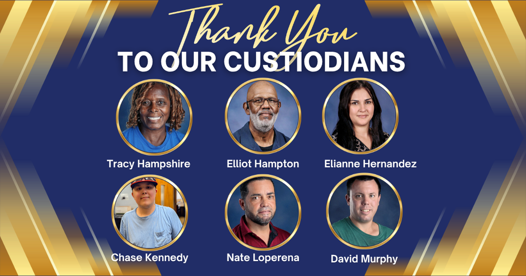 Today is National Custodian Day, and we want to give a massive shoutout to Mrs. Hampshire and her fantastic team! Every day, they work tirelessly to: 🧼 Keep our school clean and safe 🥪 Support our students during lunchtime ⚙️ Keep campus operations running without a hitch Mrs. Hampshire & team, you are truly the backbone of Paterson. Thank you for everything you do! 💙 #NationalCustodianDay #ThankYouCustodians