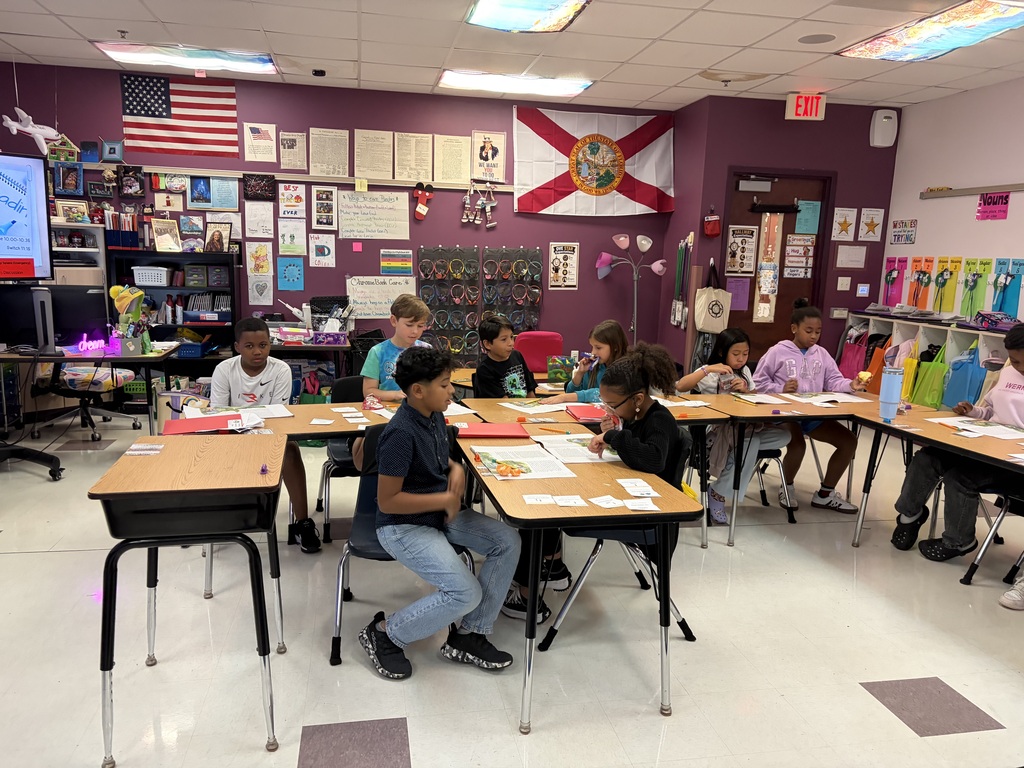 students working in a classroom