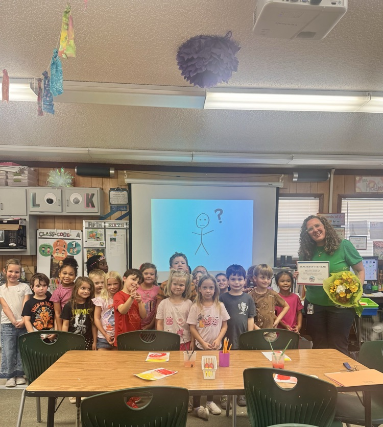 Congratulations to Mrs. McQuain, our Teacher of the Year! 