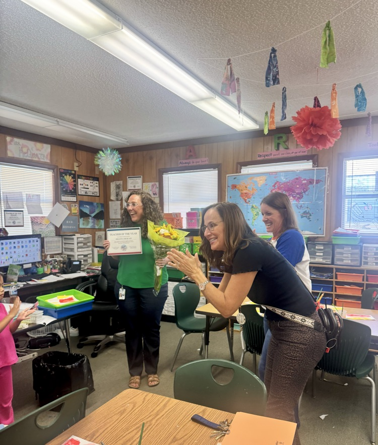 Congratulations to Mrs. McQuain, our Teacher of the Year! 