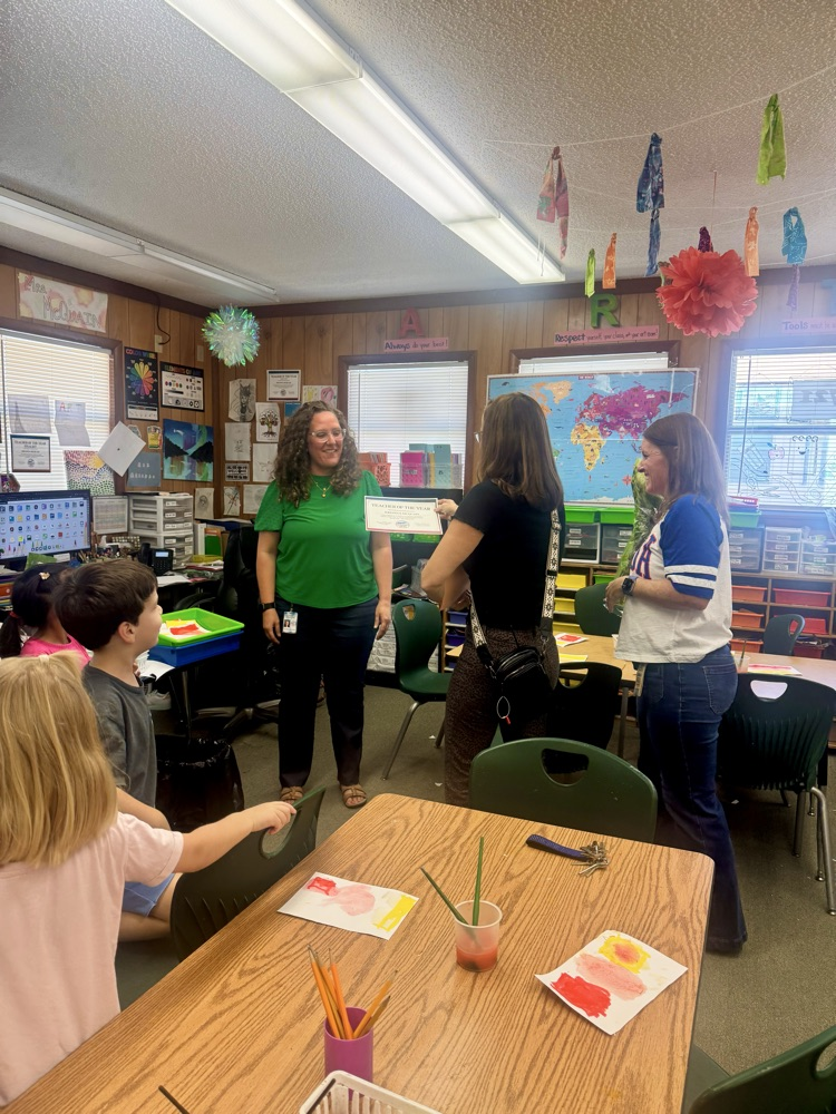 Congratulations to Mrs. McQuain, our Teacher of the Year! 