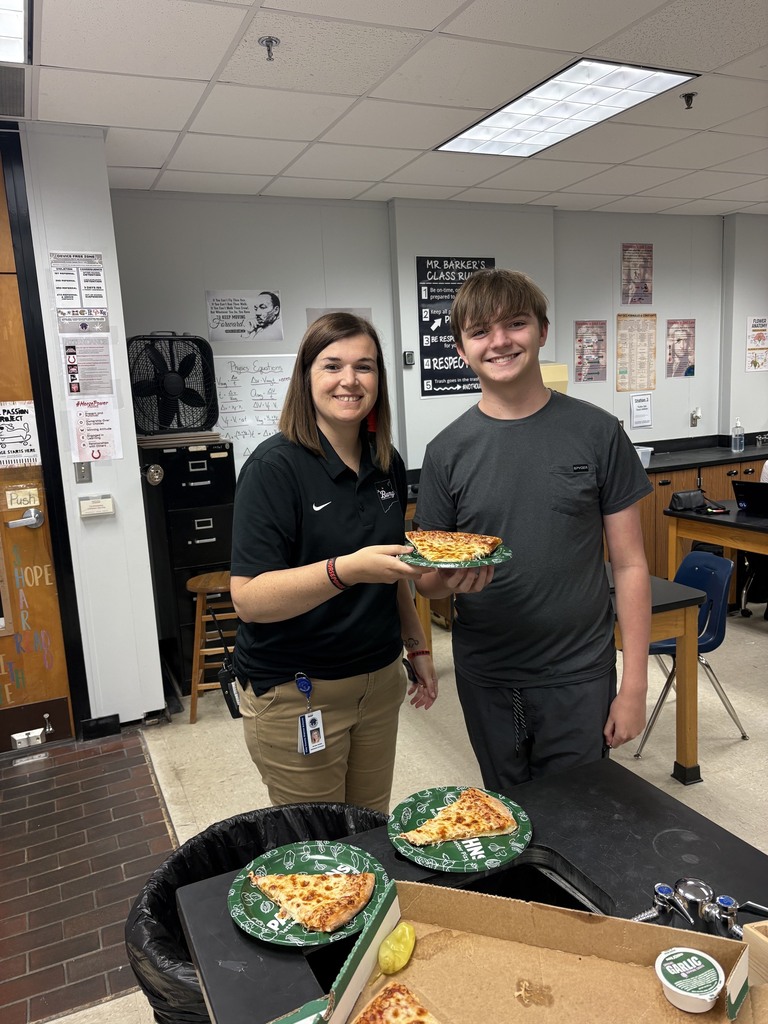 a teacher and a student