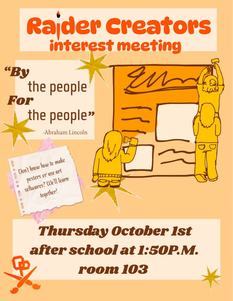 Raider Creator Club Flyer