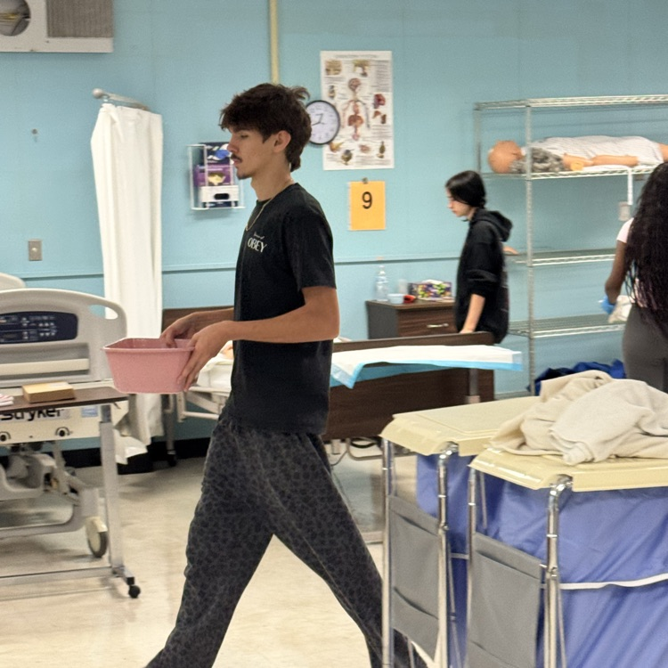 students working