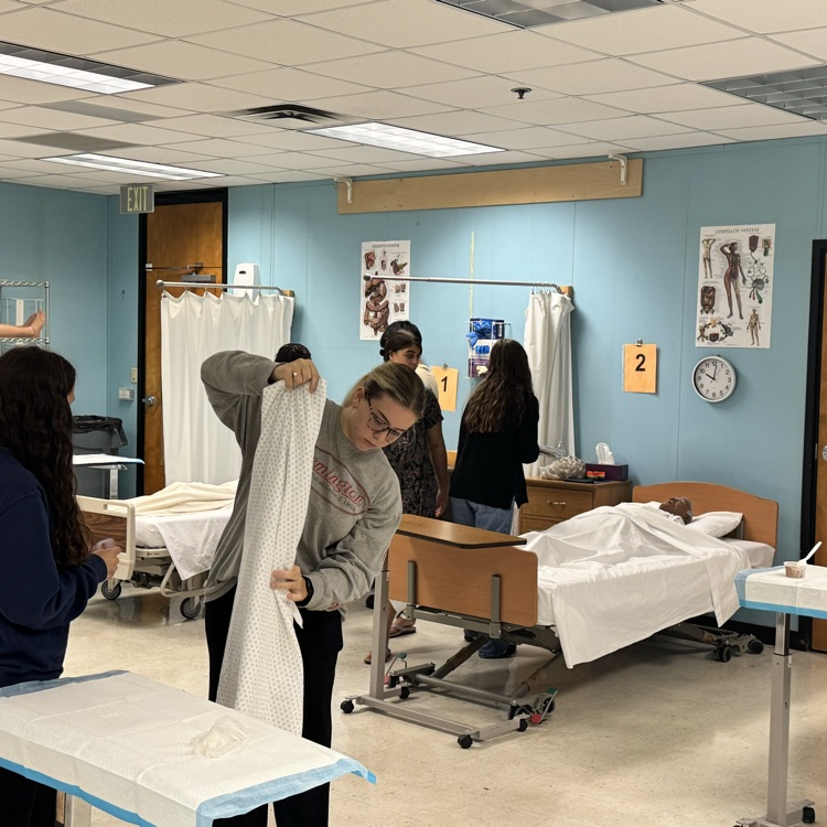 students working