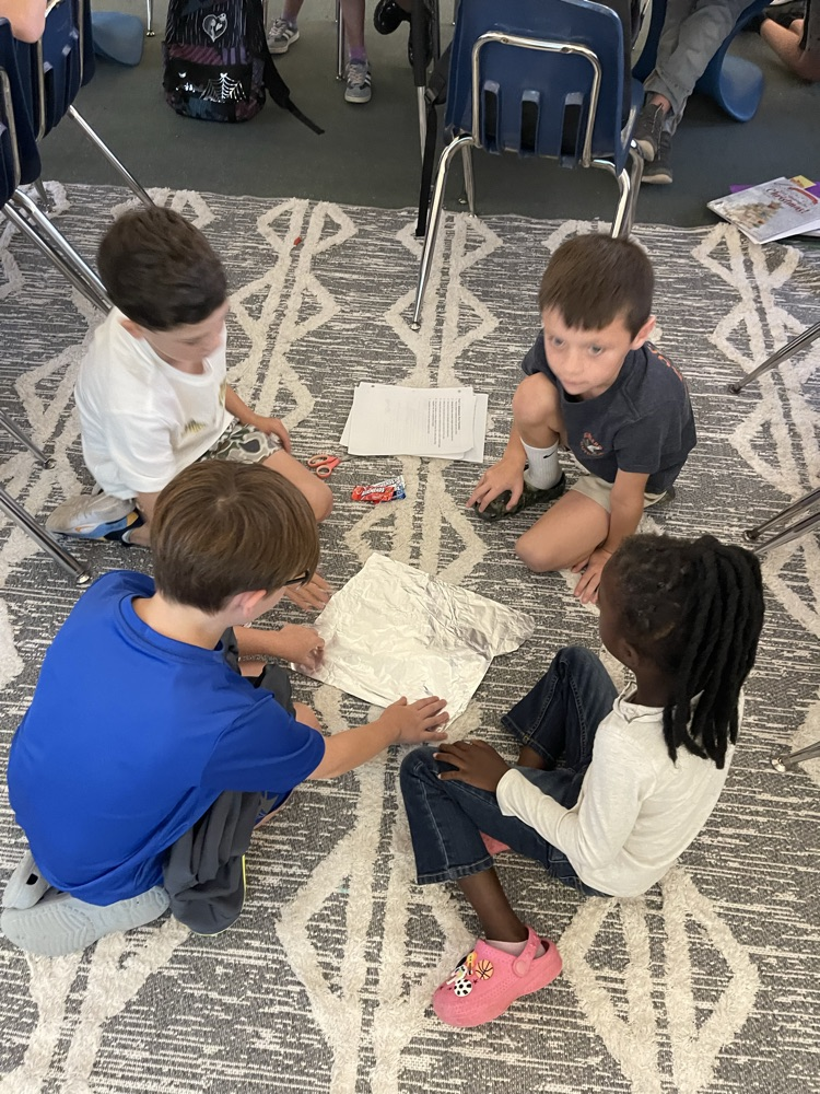 students working together 