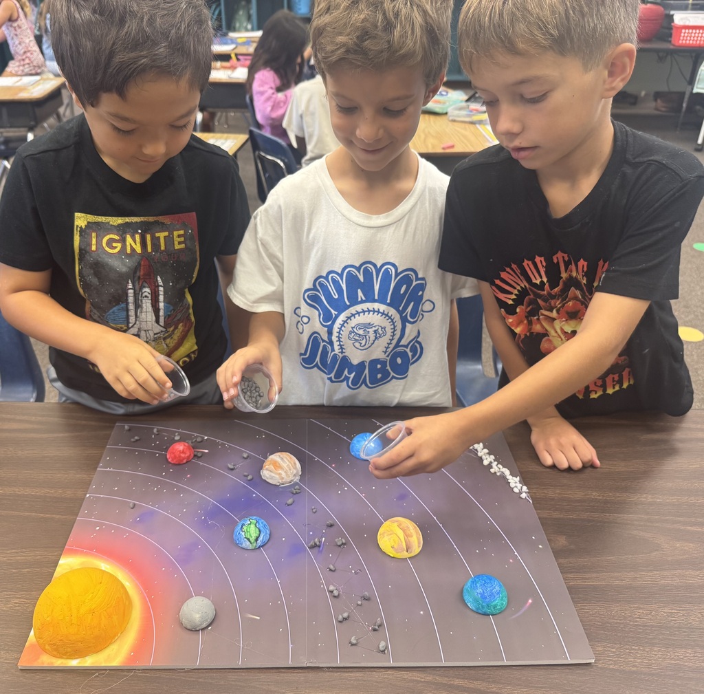 🚀 Space-tacular news from the classroom! 🪐✨ Ms. Fletcher’s class went on an out-of-this-world adventure today! 🎨☀️ Our young astronomers painted their favorite planets and built a hands-on model of the solar system—all while discovering how the Sun's powerful gravity holds everything in orbit.