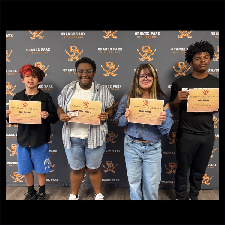 Perfect Attendance Students of the Week