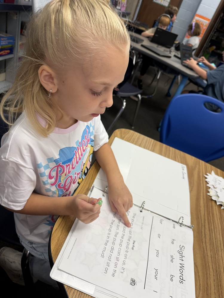 student in 1st grade 