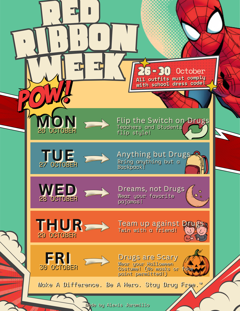 Red Ribbon Week Flyer