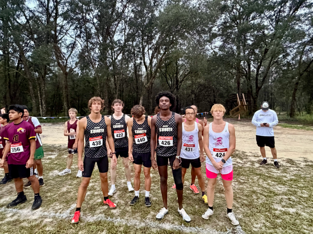 OHS Cross Country Athletes at a Meet