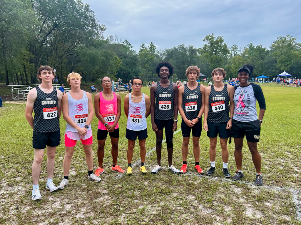 OHS Cross Country Athletes at a Meet