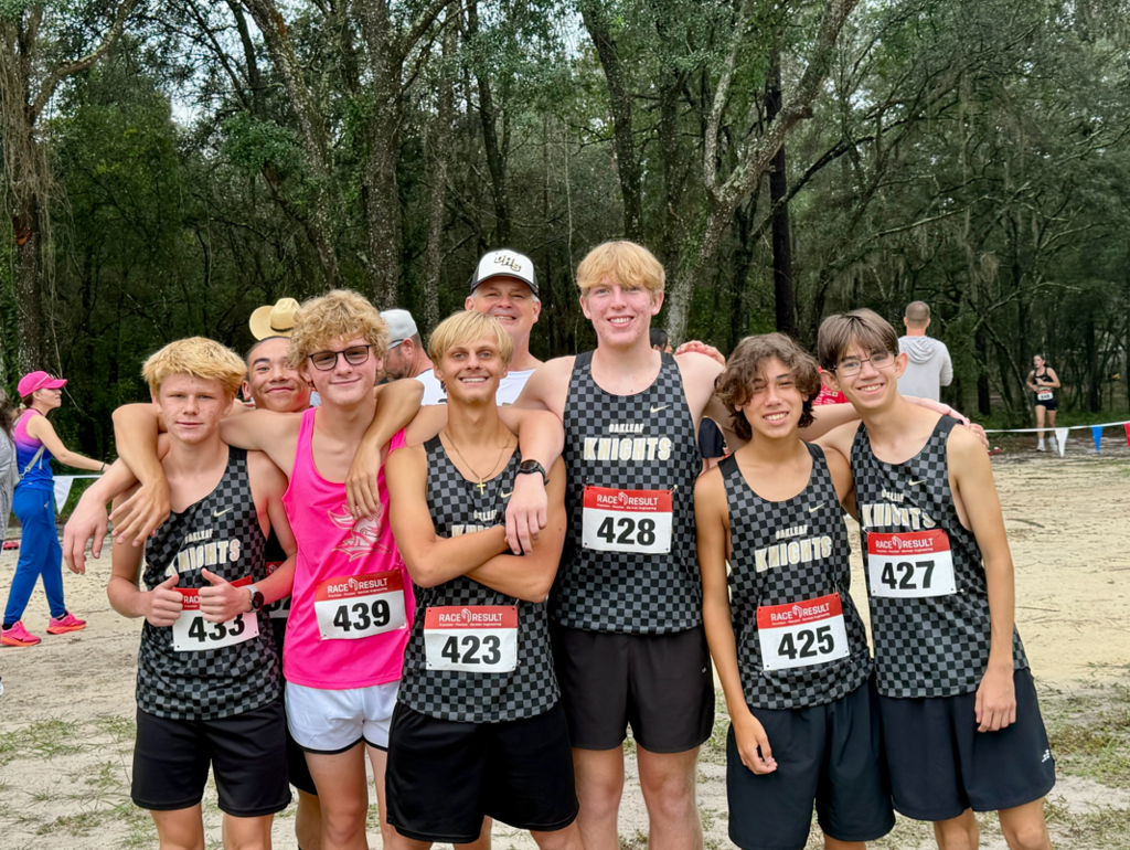OHS Cross Country Athletes at a Meet