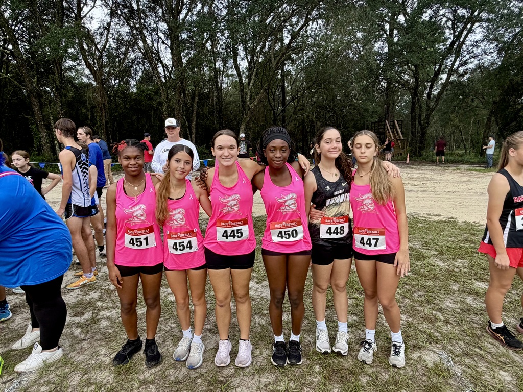 OHS Cross Country Athletes at a Meet