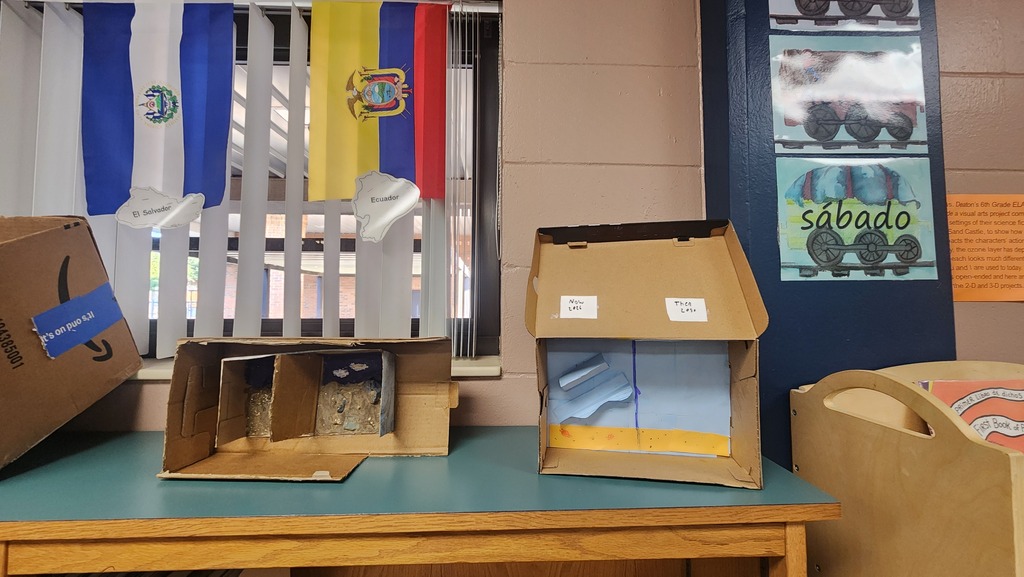 Student projects on display
