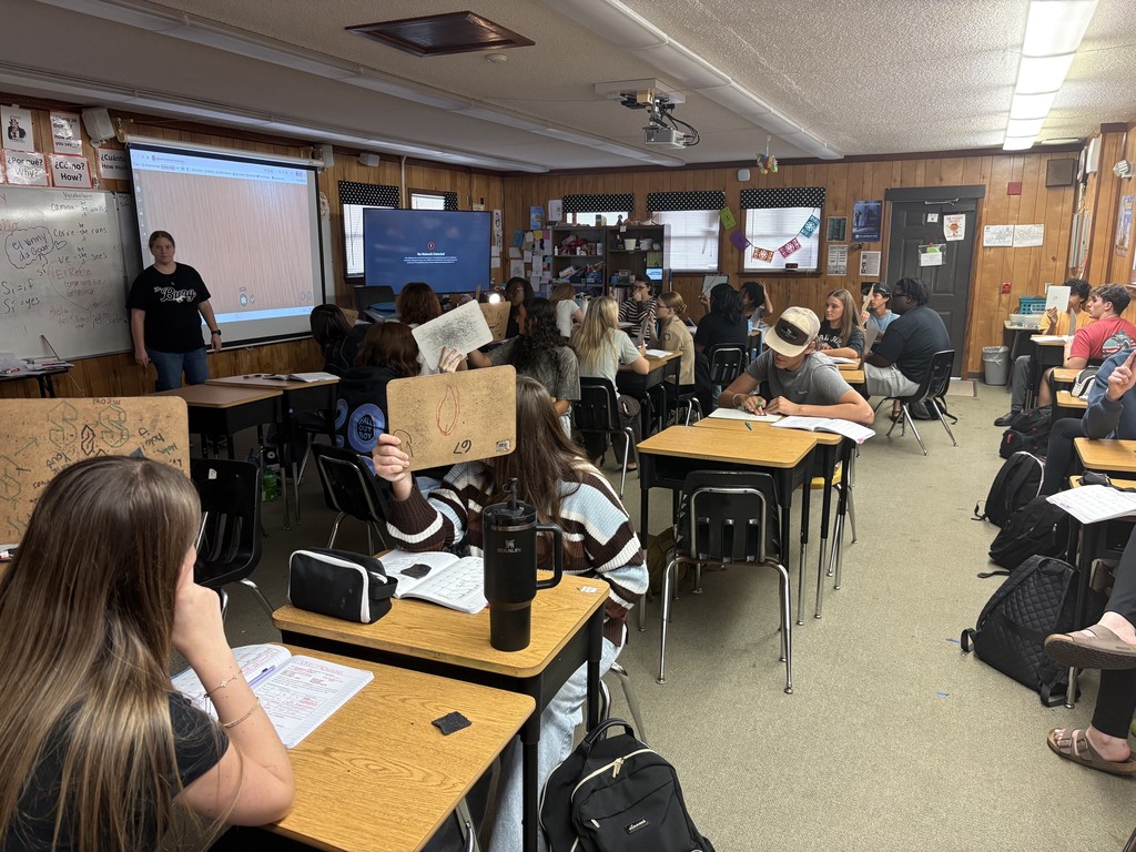 students working