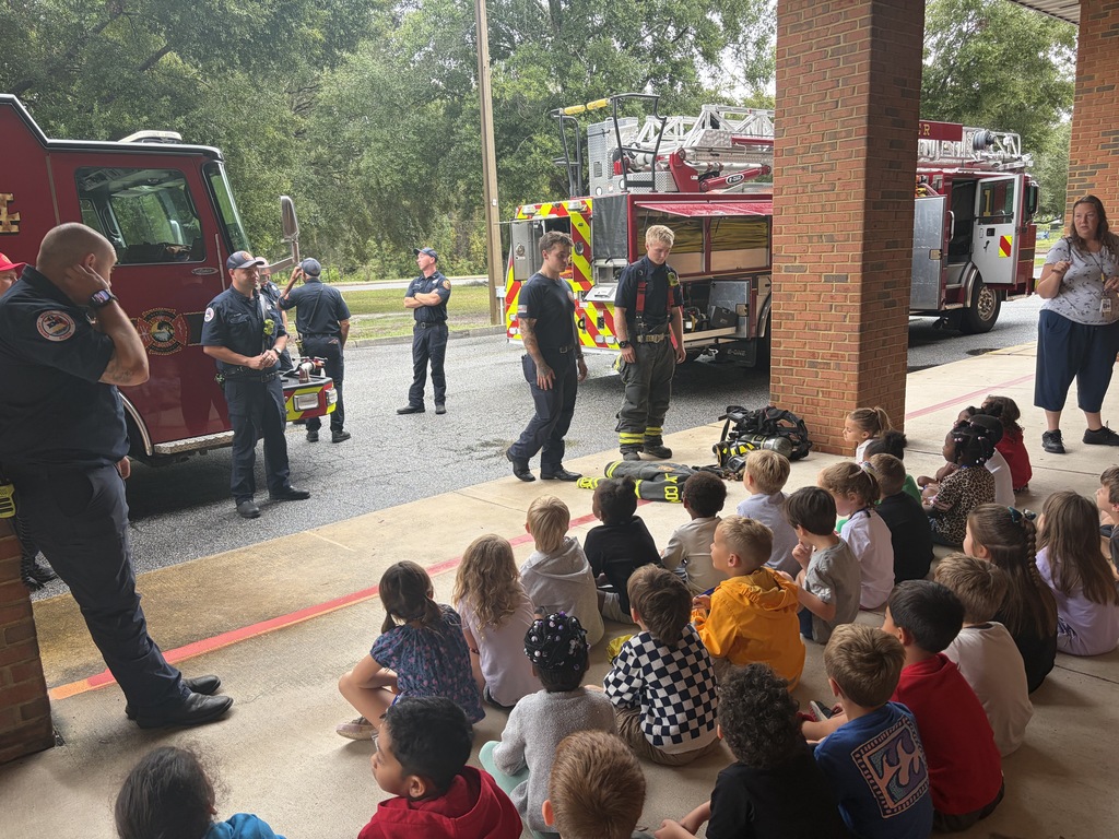 Students and firefighters