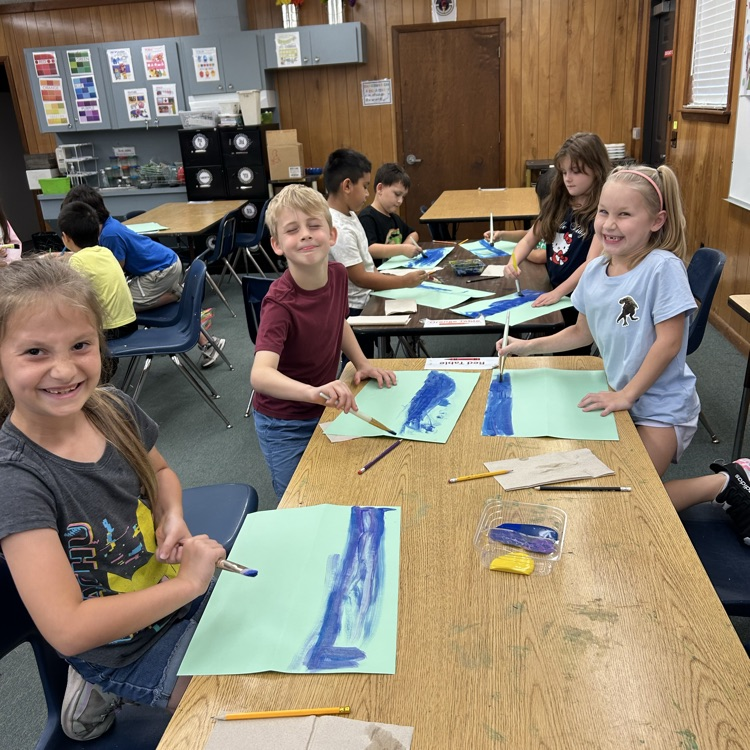 Art learning about Van Gogh