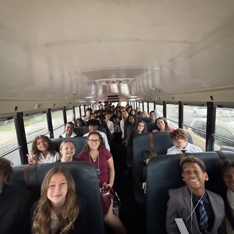 Lake Asbury junior high school students attend attending their district FBLA conference