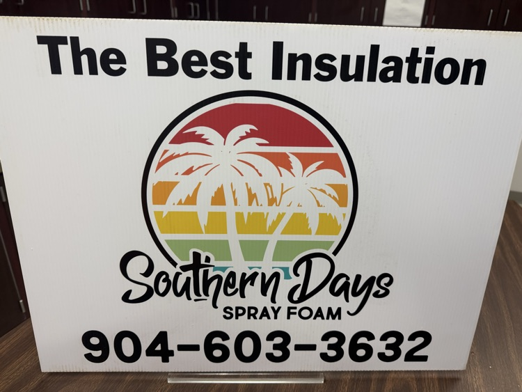 sign of southern days spray foam