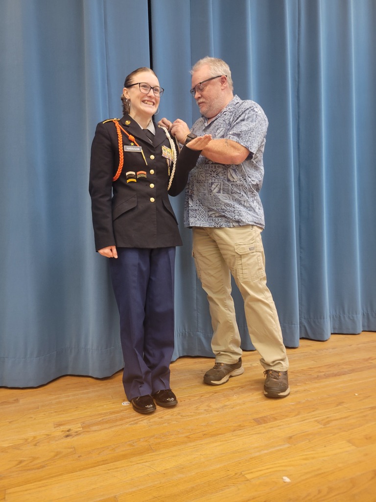 Congratulations to all our newly promoted KHHS Army JROTC Company Commanders, Company Executive Officers or Company First Sergeants and Battalion Staff for the school year 2026-2027! Lieutenant Colonel Hall and Cadet Lieutenant Colonel Chamberlain hosted JROTC Cadet leadership and their family members in the cafeteria auditorium Wednesday evening for a JROTC promotion ceremony. Family members assisted in pinning their Cadet's uniforms with higher ranks signifying increased responsibilities for this school year. Cadets glowed as their parents assisted JROTC leadership in pinning their rank. Family members beamed with pride as they assisted with the pinning or watched their Cadet being promoted. We are so proud of our Cadets accomplishments and wish them continued success in their future endeavors! Great job Cadets and thank you JROTC families! JROTC Indian Battalion is all in!!!! #OneTribe
