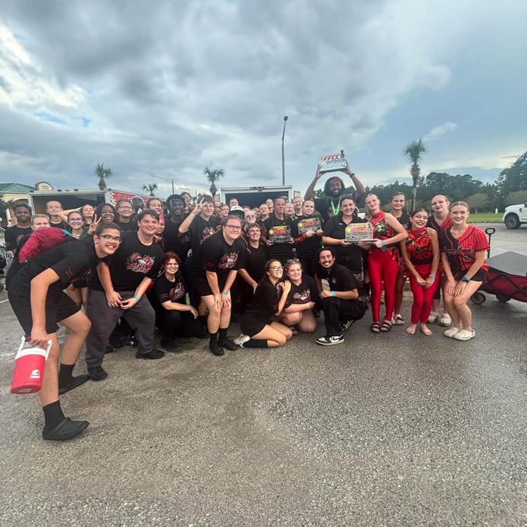 band students with award