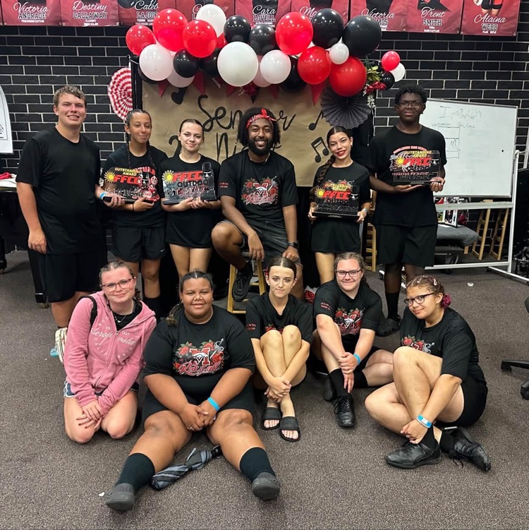 band students with award
