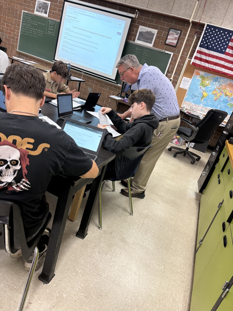 teacher working with a student