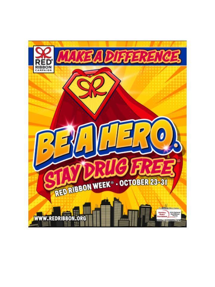 Red Ribbon Week 2026 October 26-30