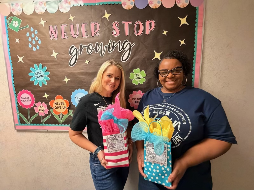 💙✨ Happy National Principals Month & Boss’s Day** to our two amazing leaders, **Principal Metz and Assistant Principal Sweet!** ✨💙 Thank you both for your dedication, encouragement, and everything you do to make our school such a wonderful place to learn and grow! We are so lucky to have two incredible leaders who lead with heart and support our students and staff every day! 🦋💐 We appreciate you both more than you know! 💙