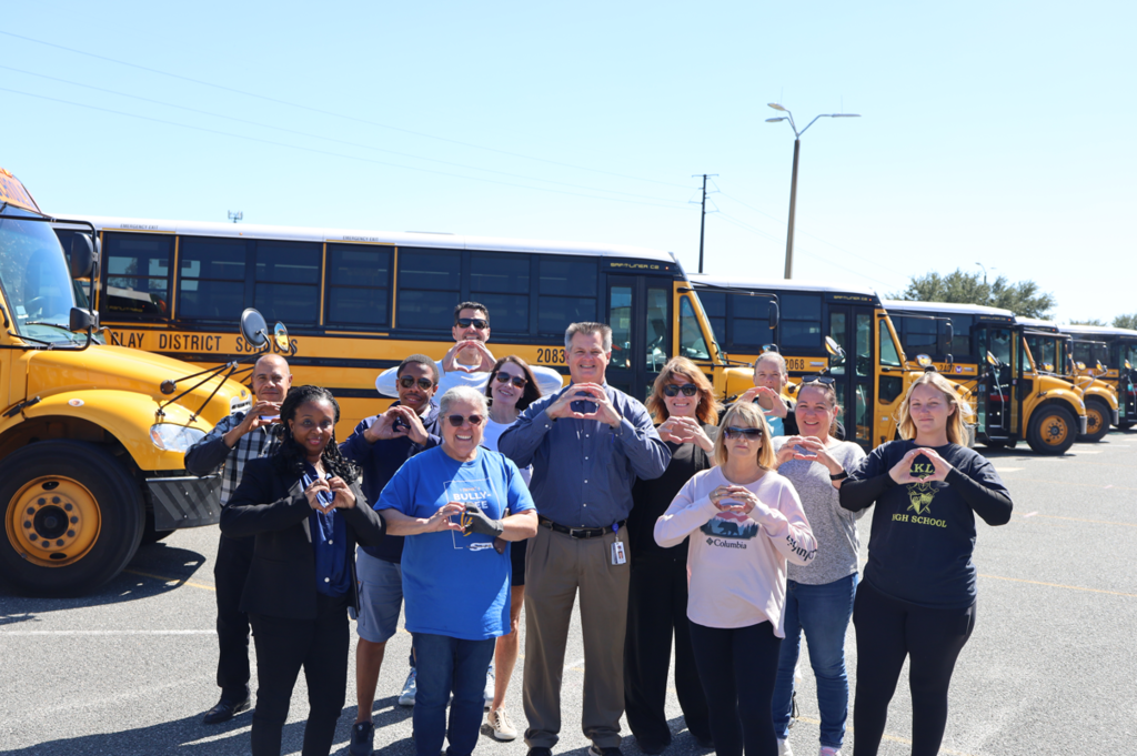 OHS Bus Drivers during Bus Safety Awareness Week