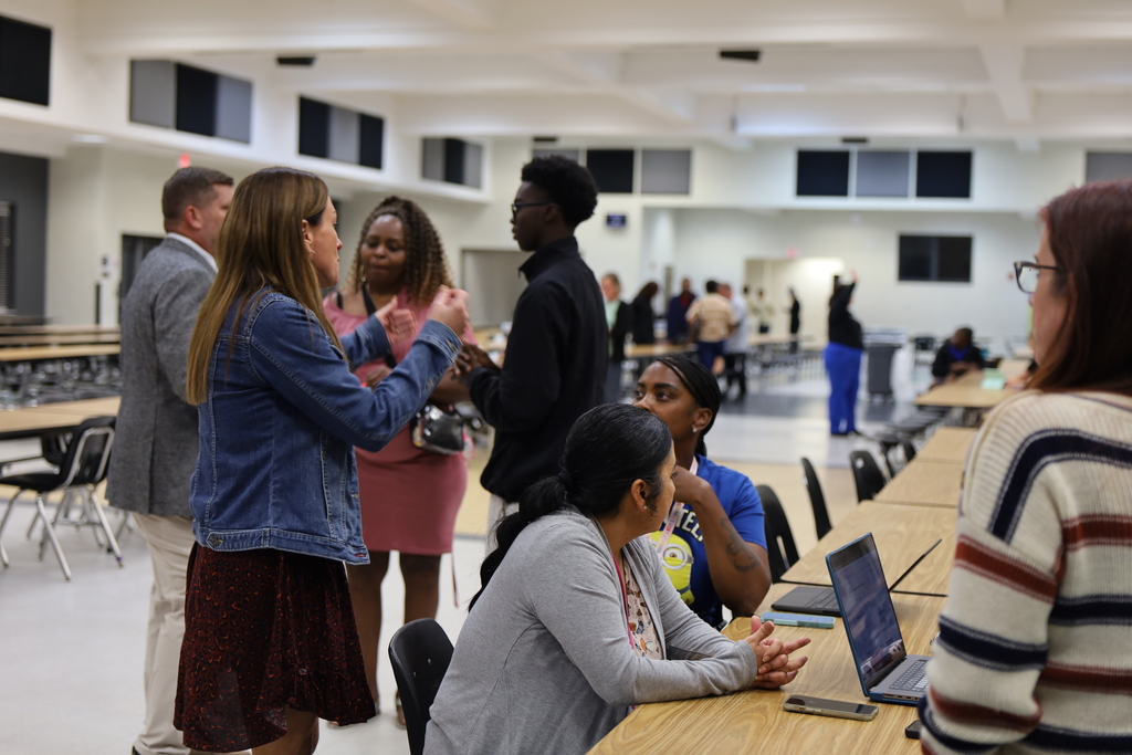 OHS Students and St. Johns River State College Staff at OHS FAFSA Information Night