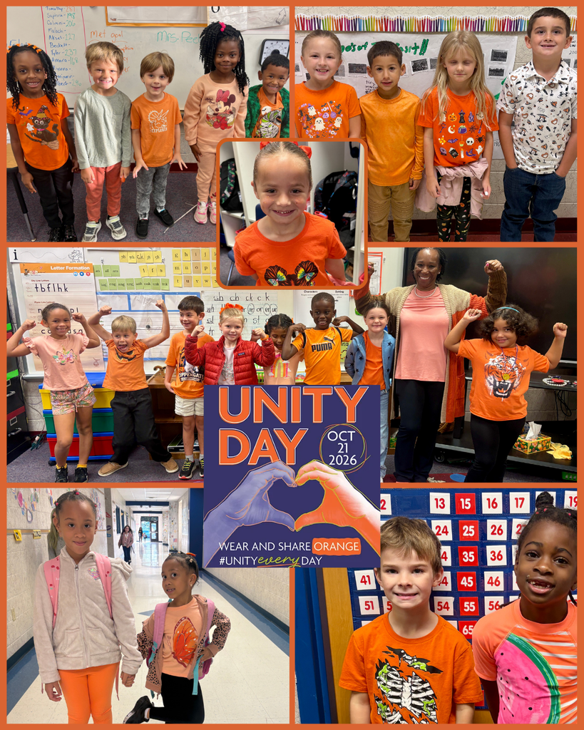 Today is Unity Day! 🧡 Our Colt family is proudly wearing ORANGE to send a visible message of building commUNITY through kindness, acceptance, and inclusion. Together, we stand united against bullying. Thank you to all our Colts for showing that kindness is our superpower!